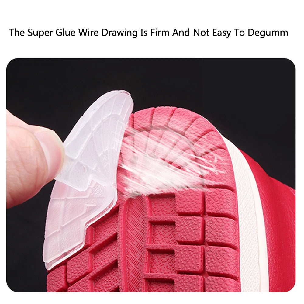 Wear-resistant Sole Protector for Sneakers Heel Outsole Rubber Sole Replacement Adhesive Insoles for Shoes Sole Repair Sticker