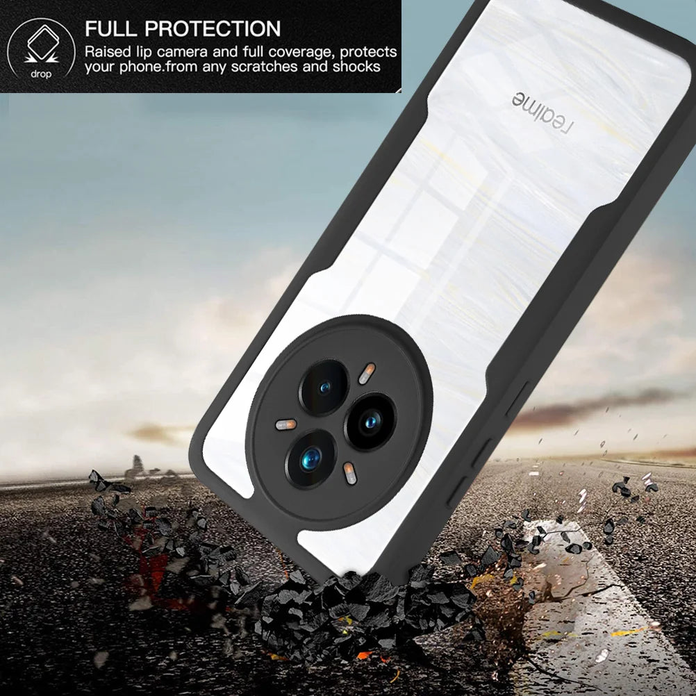 360 Double Sided Full Protection Phone Case For Realme 14 Pro Plus 14 Pro Slim Clear Cover with Screen Protector Phone Shell