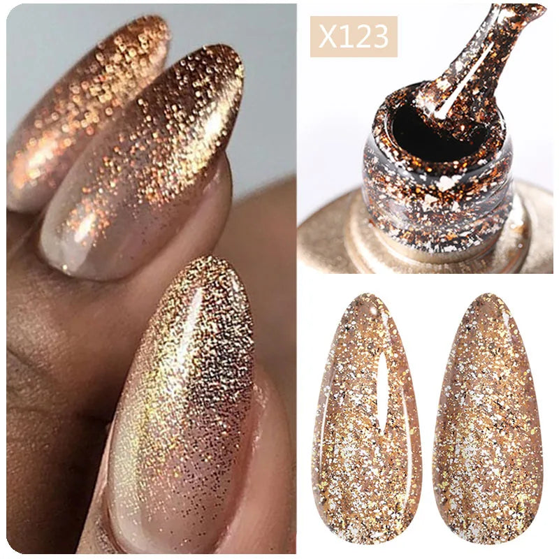 LILYCUTE 7ML Black White Color Gel Nail Polish Summer Colorful Gel Nail Art Semi Permanent UV Gel Soak Off UV LED Gel Varnishes