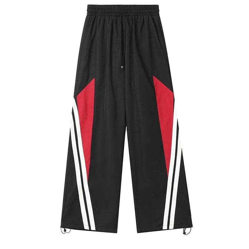 Y2K Streetwear Joggers Pants Women Casual Oversized Wide Leg Cargo Pantgs Trousers Tech Sweatpant Harajuku Parachute Baggy Pants