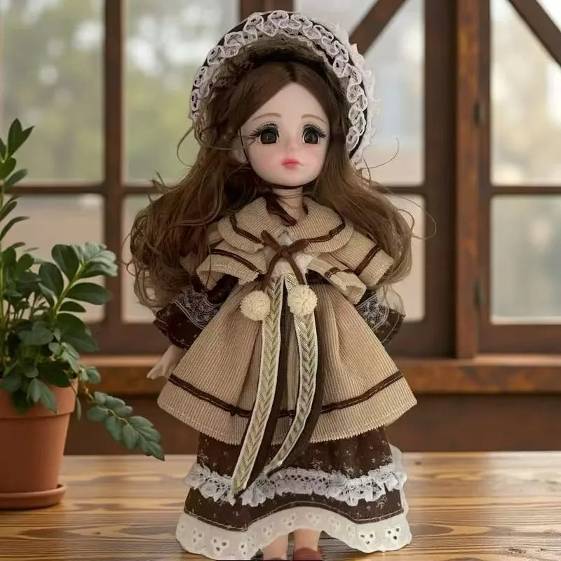 2025 New Winter Clothes 6 Points BJD Doll Dress Up Suit 30cm Doll Decorative Clothing Jacket Dress Only Clothing
