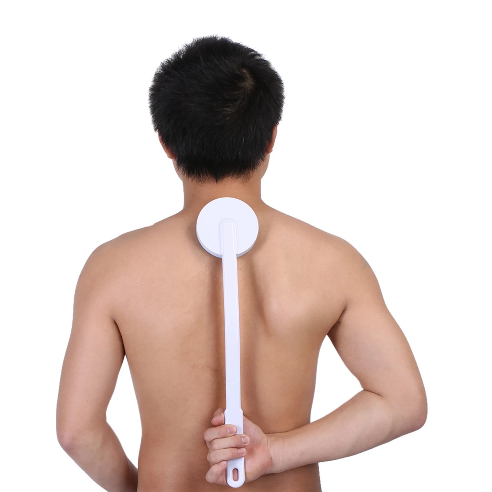 Long Handled Lotion Oil Cream Applicator Body Leg Bath Brush Massager Massaging Tool Back Bath Massager