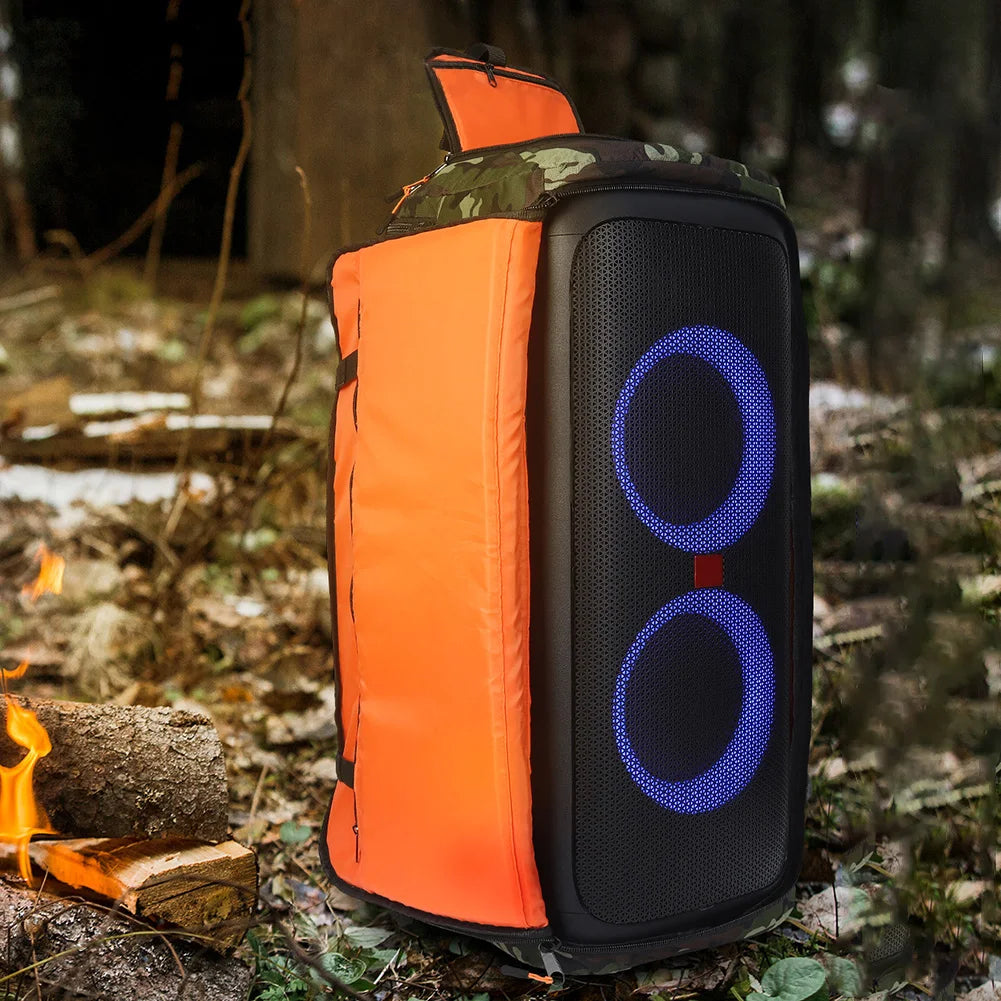 Speaker Carry Backpack For JBL Partybox Stage 320 BT Speaker Carrying Case Shockproof Portable Speaker Carry Tote Bag Backpack