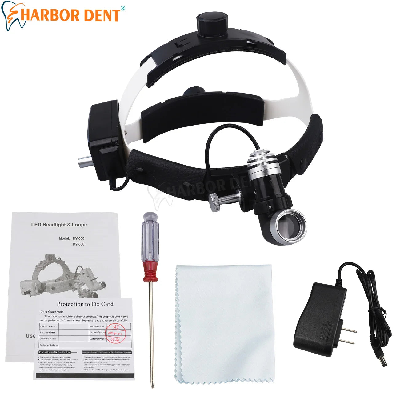 Dental Head-Mounted Headlights 5W LED Adjustable Brightness Surgical Head Light Lamp Dentistry Lab Equipments