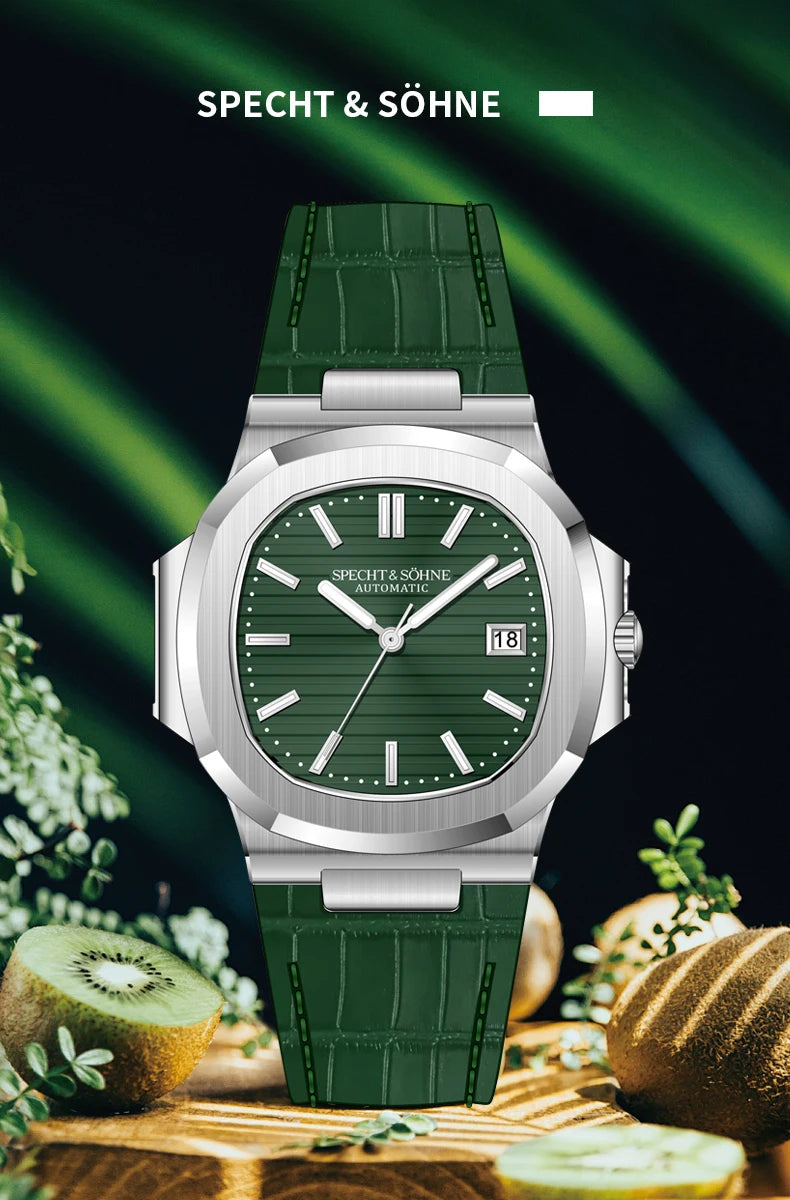 New Arrivals Specht & Söhne Mens Watches Classic Watch Automatic Watch Rose Gold Stainless Steel Relogio Masculino Waterproof