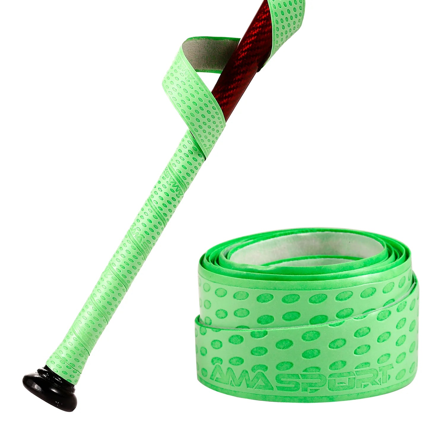 AMASPORT Baseball Bat Grip 1.1mm New Arrivals Embossed Pattern Grips for Baseball Bat Tape for Base Ball Accessories