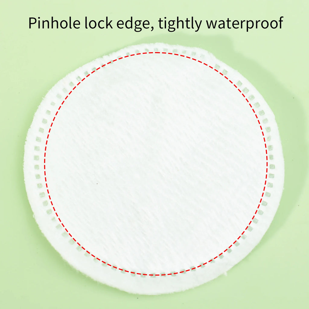 Disposable Soft Circular Makeup Remover Pads Doubles Sided Breathable Cotton Pads for Daily Facial Cleaning Nail Polish Remover