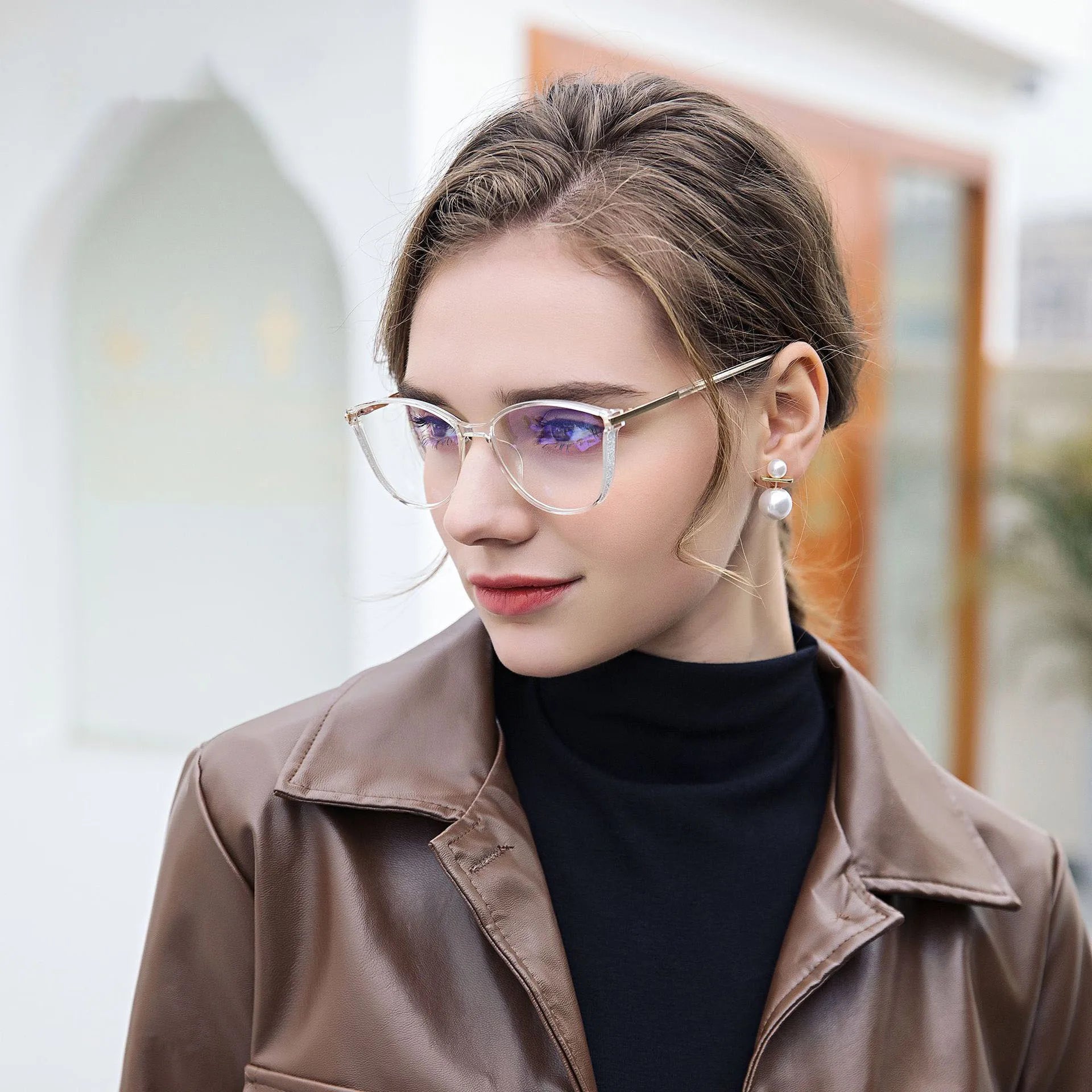 JMISUS New Arrivals Square Prescription Glasses Handmade Acetate Butterfly Photochromic Myopia Optical Eyewear for Women