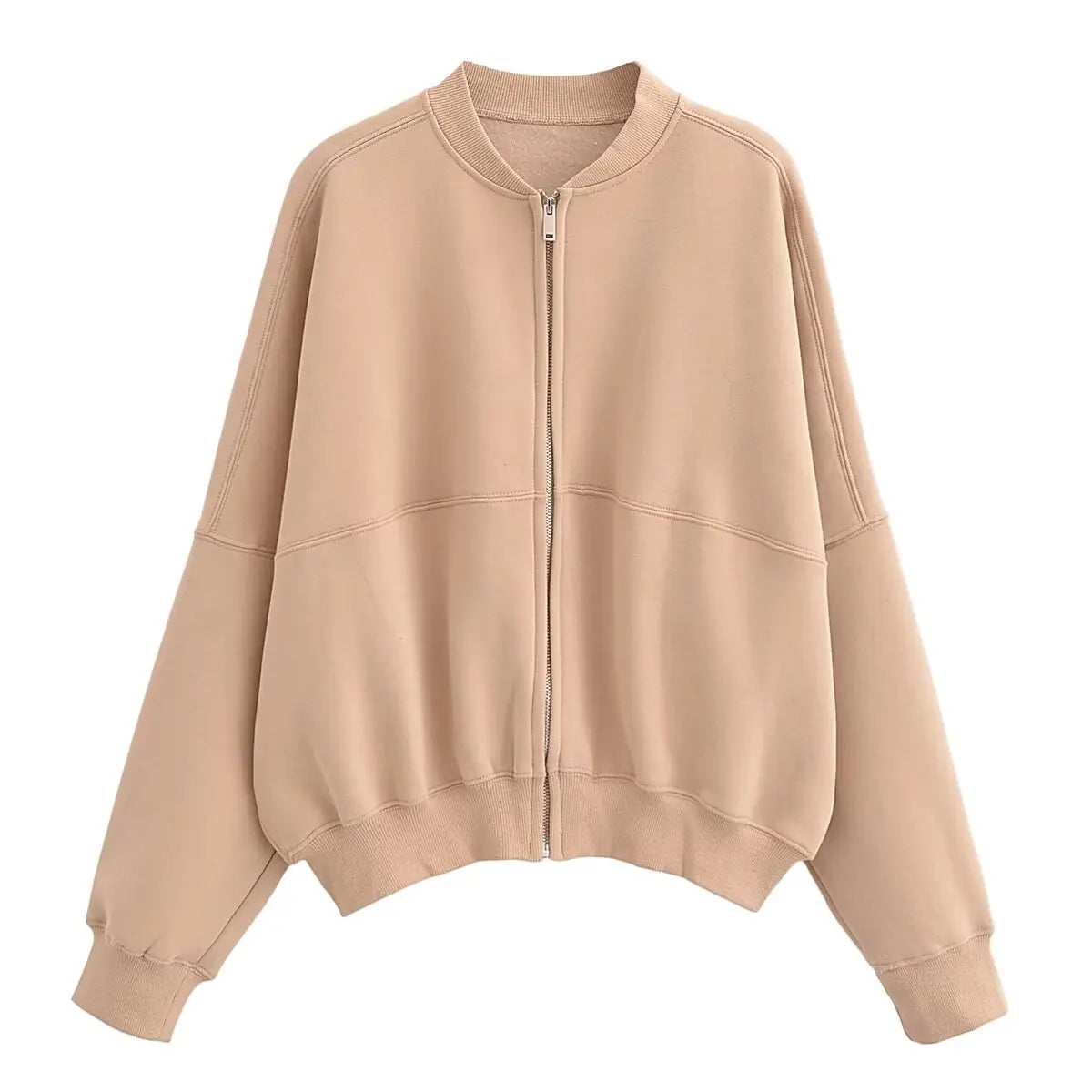 HH Women's Winter Warm Fleece Lined Zipper Jacket Sweatshirt Set Fashionable Stretch High Waist Women's Pants 2-piece Set