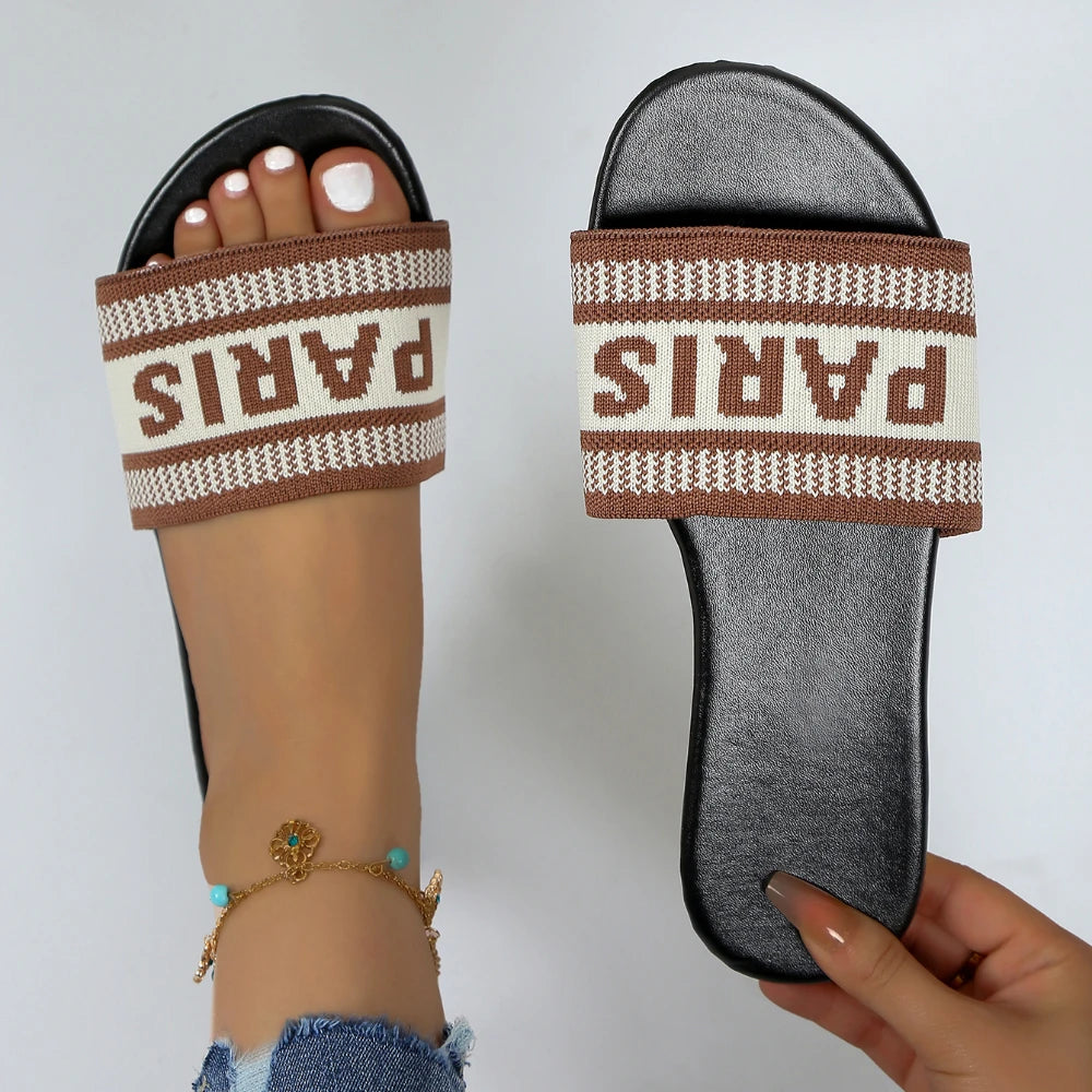 Slippers for Women Shoes Summer Sandals Ladies Casual Slides Women Beach Slippers Flats Woman Designer Shoes Zapatos De Mujer