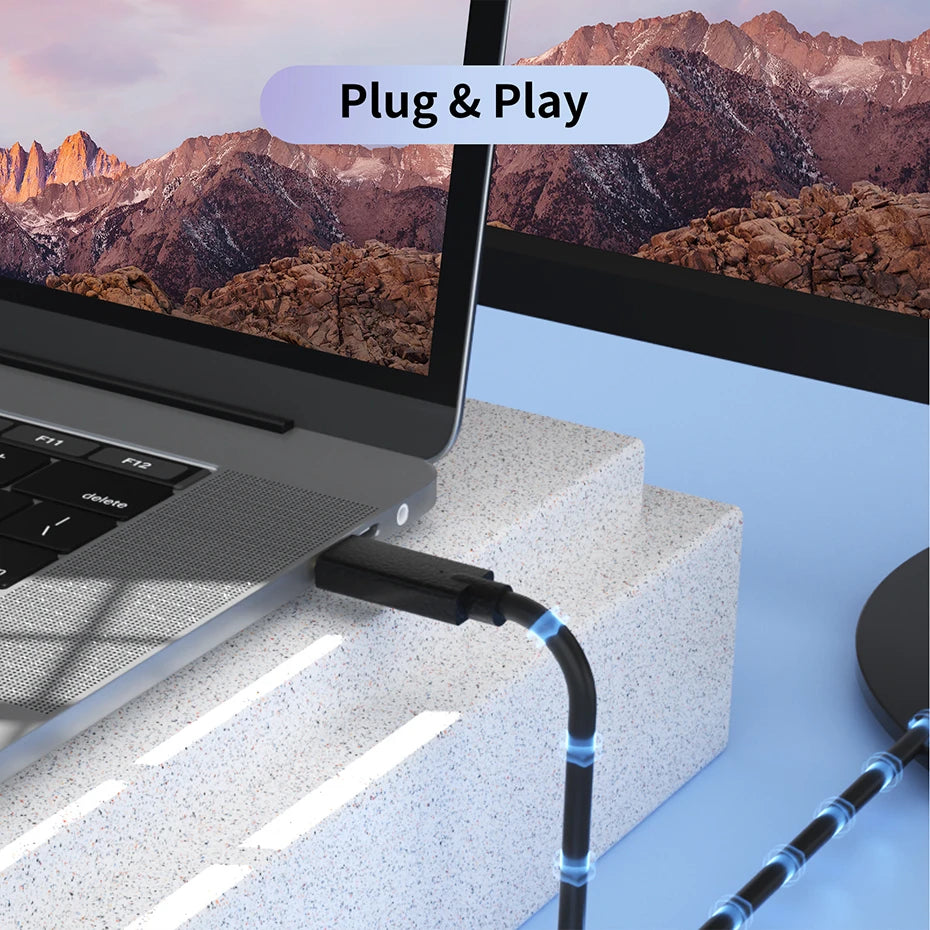 USB C to VGA Adapter Cable 1.8M/1M USB-C USB 3.1 Type C to VGA Male Cable for Apple Macbook Pro Air Mini Iphone 17/16/15 Dell