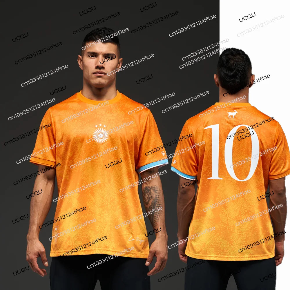 2025 New Arrivals Messi No. 10 Commemorative Edition Football Jersey Adult Men's Football Sports T-shirt Football Training Wear