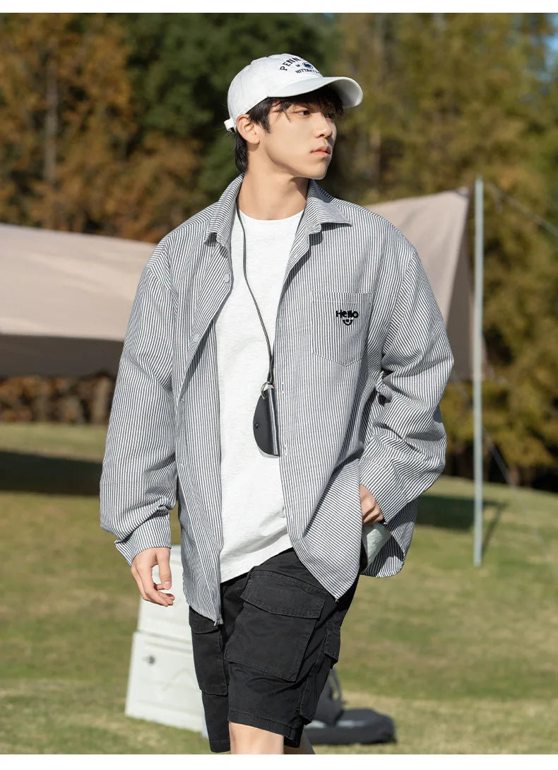TFETTERS Brand Hooded Shirts Mens Plaid Spring Summer 2025 New Vintage Shirts Male Long Sleeve Fashion Streetwear Mans Coat