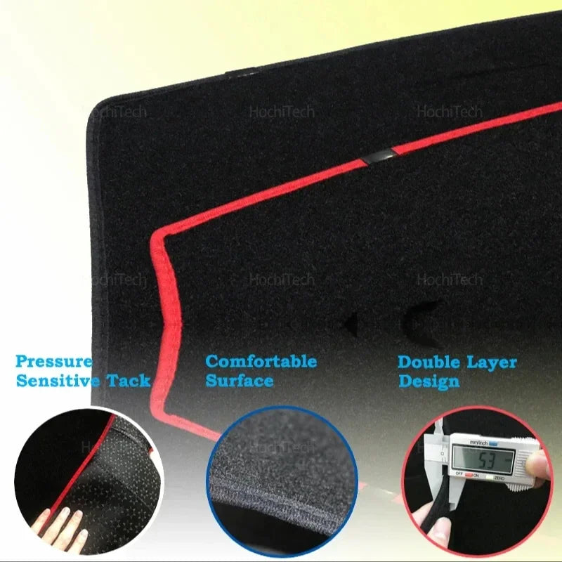 Dashboard Cover For Hyundai Ioniq Electric EV Hybrid PHEV 2020 2021 2022 Sun Shade Mat Avoid Light Pads Case Carpets Protection