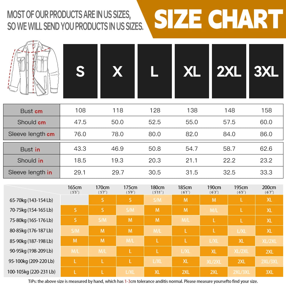 Men's Jackets Winter Windproof Warm Casual Bomber Coat Plaid Sherpa Lined Flannel Outdoor Classic Soft Jackets Men US Size
