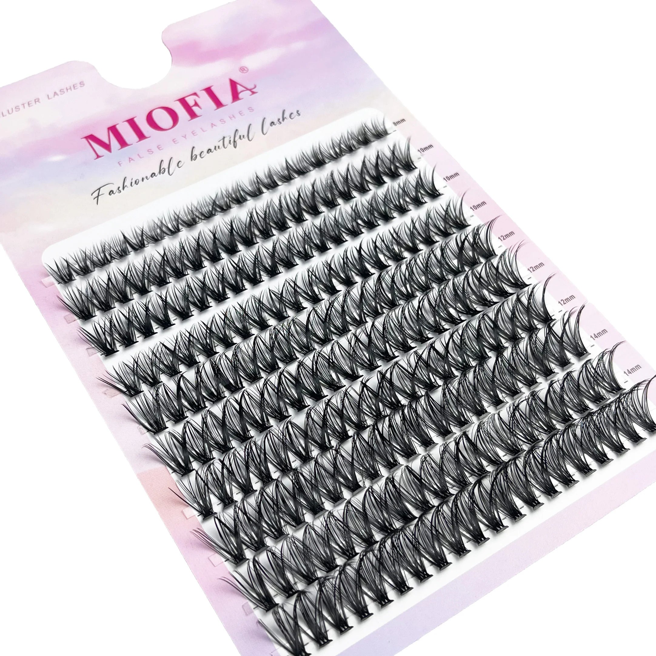 30D/40D/60D/80D Individual Lashes bunches DIY Natural Eyelash Extension 200 Cluster 3D Russia Volume Natural Mink Lashes makeup