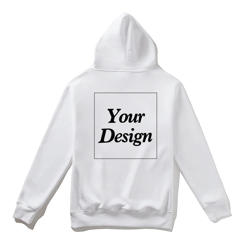 Top Quality Custom Cotton Zipper Hoodie Print Photo Text Brand Logo Men Womens Thick Fleece Autumn Winter Warm Sweatshirt 350gsm