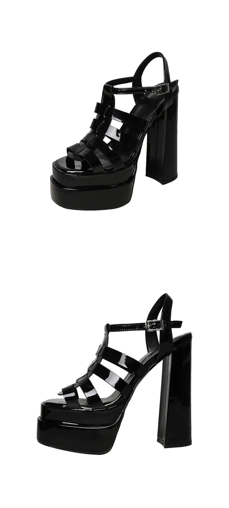 2024 Ladies High Heels Double Waterproof Platform Sandals for Women Luxury Brand Designer Summer Party Chunky Pumps and Shoes