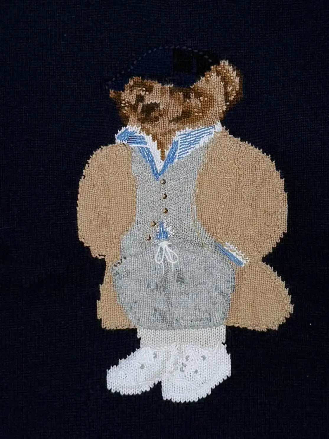 2025 New Autumn/Winter Women's Sweater High Quality Fashion Exquisite Cartoon Jacket  RL Teddy Bear 90% Wool+10% Cashmere Hoodie