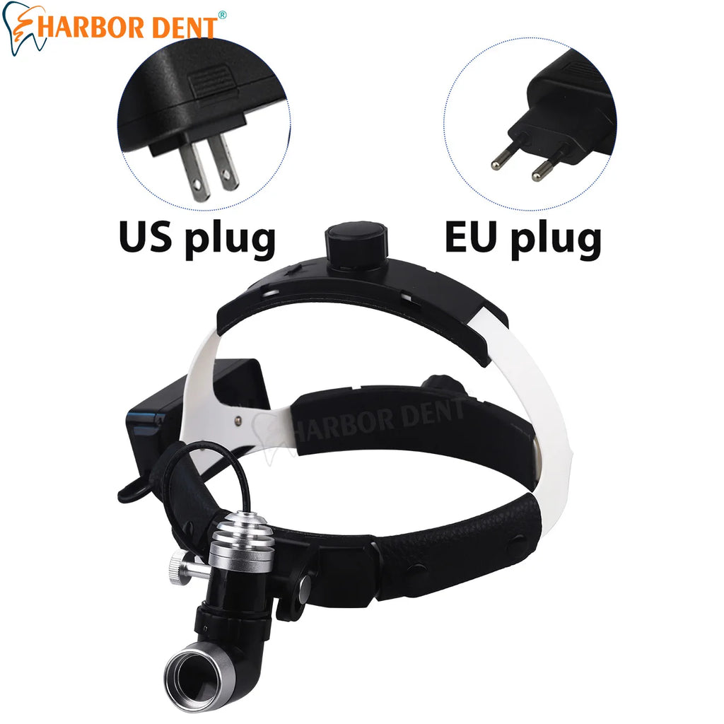 Dental Head-Mounted Headlights 5W LED Adjustable Brightness Surgical Head Light Lamp Dentistry Lab Equipments