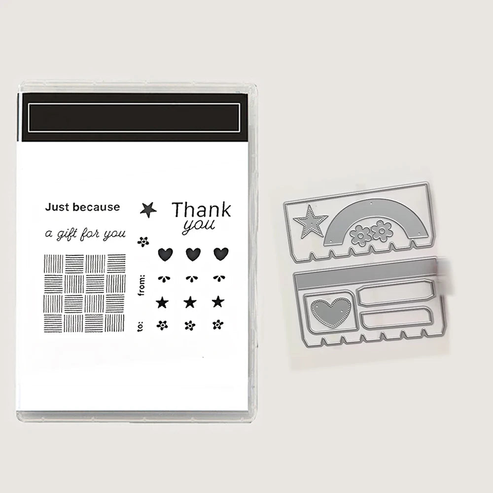 Opulent Oasis Boutique Blossoms Thanks Man Stamp Dies  DIY Greeting Scrapbook Molds Mother's Day Spring 2026 April New Arrivals