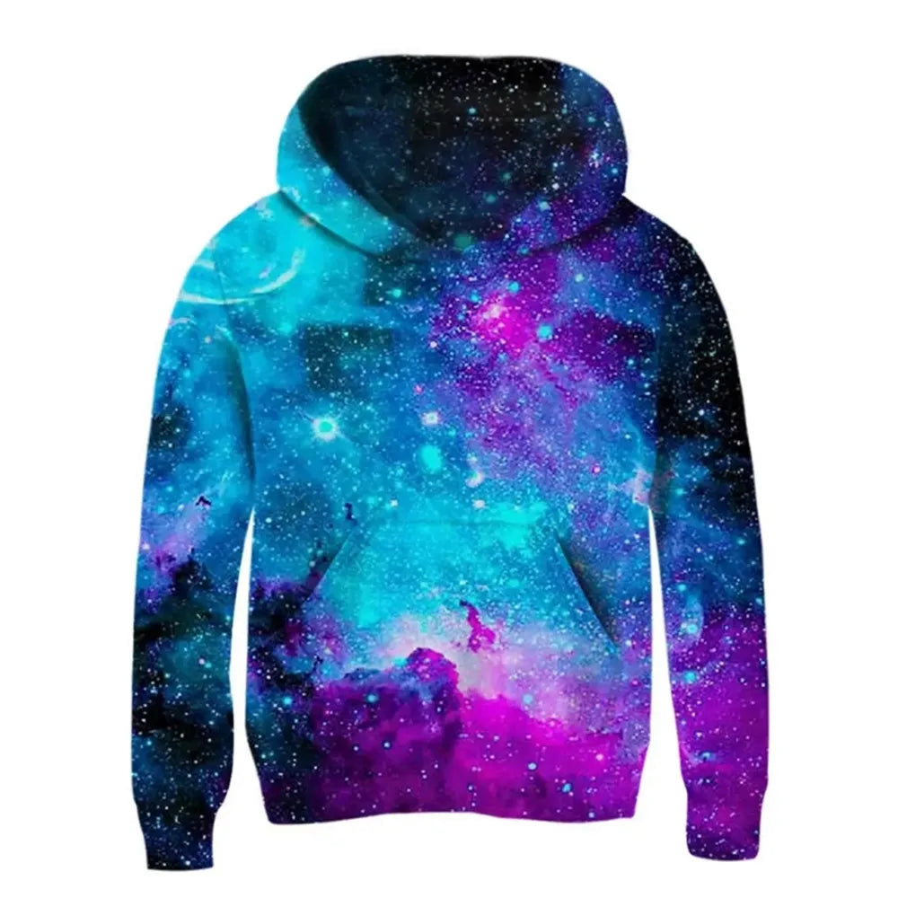 Children's Hoodie Fashionable Spring and Autumn Cartoon Print Animal Outdoor Hoodies for Kids Children Boys Clothes Sweatshirts