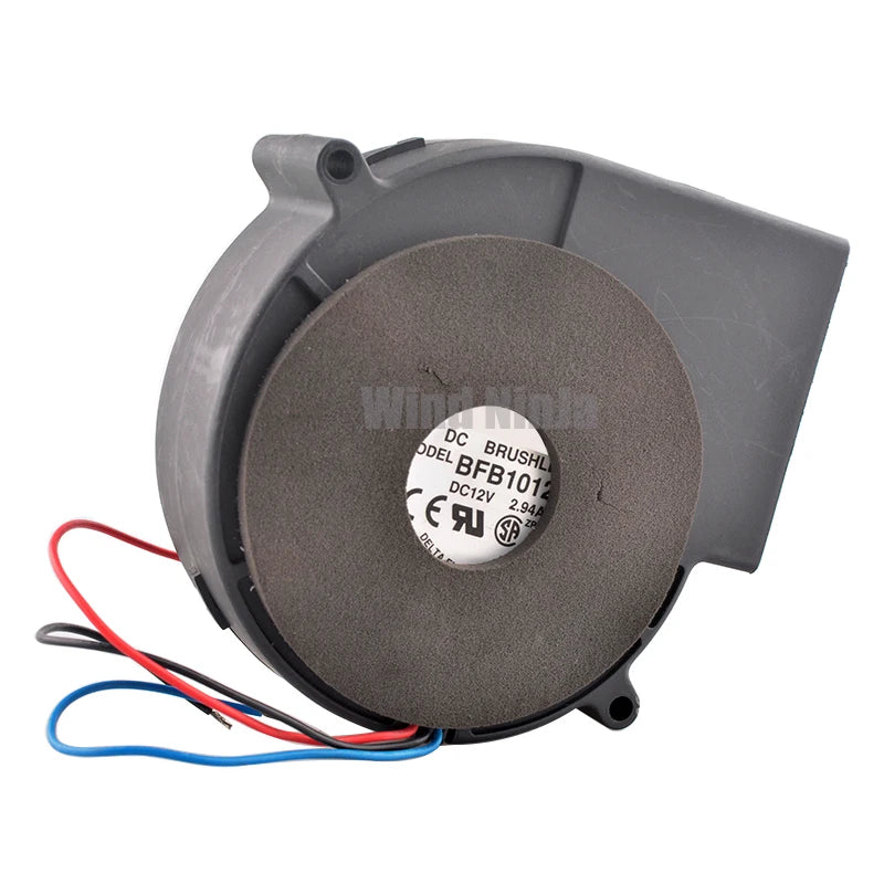 BFB1012EH 97mm High Speed Centrifugal Blower Fan DC12V 2.94A 3-Pin Cooling Turbine Fan for Heating Furnace 97x94x33mm