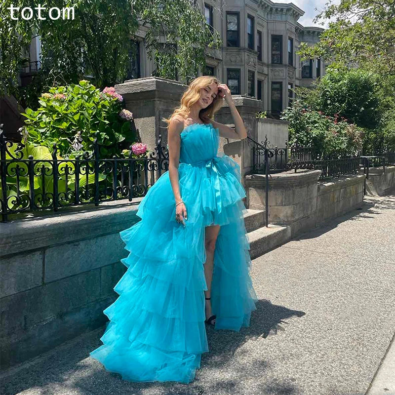 Glimmer Luxury Graduation Dresses for Girls with School Criss Cross Rhinestones Evening Party Gown Robes De Soiree Customized