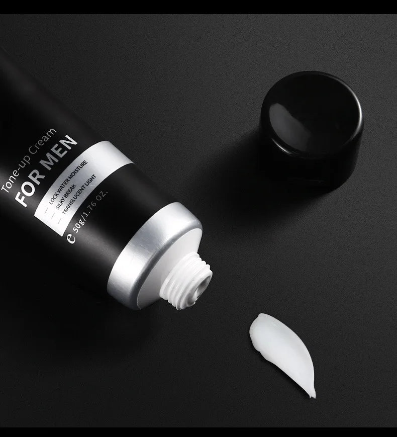 50g Men Concealer BB Cream Base Makeup Oil-control Long-lasting Moisturizing Cosmetics Waterproof Sweatproof Natural Base Makeup