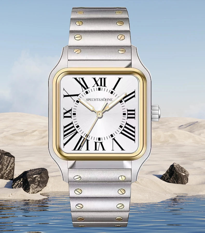 New Arrivals Specht & Söhne Mens Watches Stainless Steel Sapphire Crystal Classic VH31 Quartz Watch Relogio Masculino Waterproof