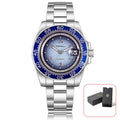 TOPHILL 41mm New Men's Watch Calendar Display Automatic Mechanical Watches Miyota 2813 Movement Sapphire Luminous Wristwatch