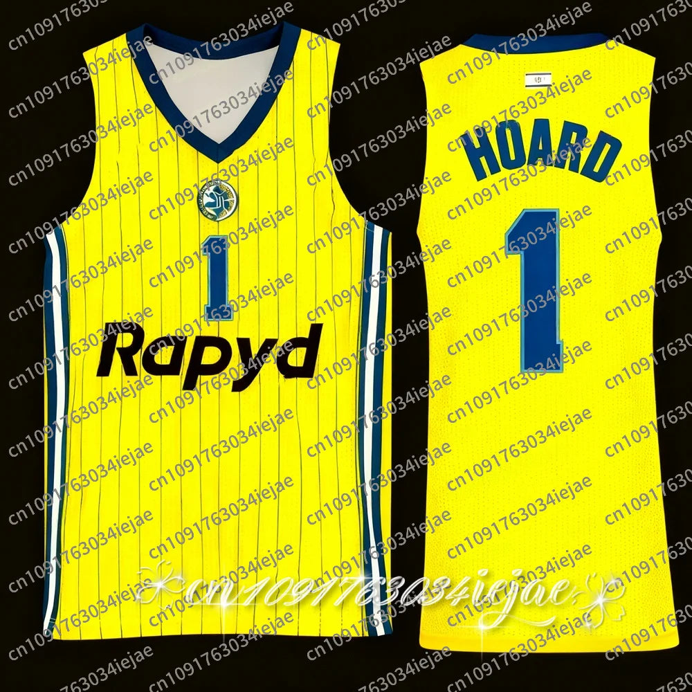 25/26 New Arrivals Lsraeli Adult Men's Basketball Vest Maccabi Tel Aviv Basketball Jersey Kids Basketball Training Uniform