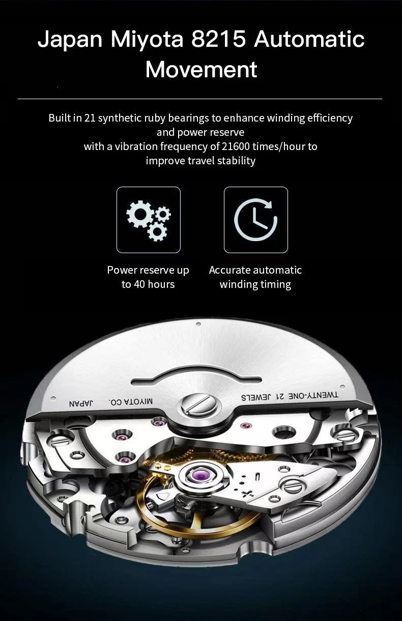 New Arrivals Specht & Söhne Mens Watches Classic Watch Automatic Watch Rose Gold Stainless Steel Relogio Masculino Waterproof