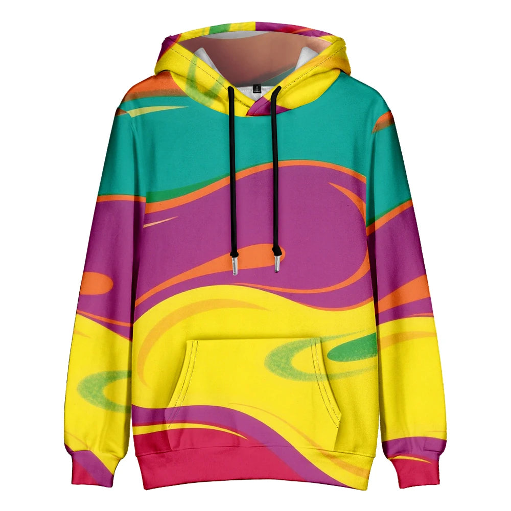 Color Block Matching Hoodies for Couples Long Sleeve Soft Unisex Winter Pullover for Theme Parks, Christmas Photos, Group Events