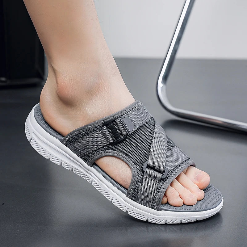 High Quality Summer Men's Slippers Outdoor Indoor Sandals Concise Comfortable Slide Men Casuals Shoes Non-slip Home Men Slippers