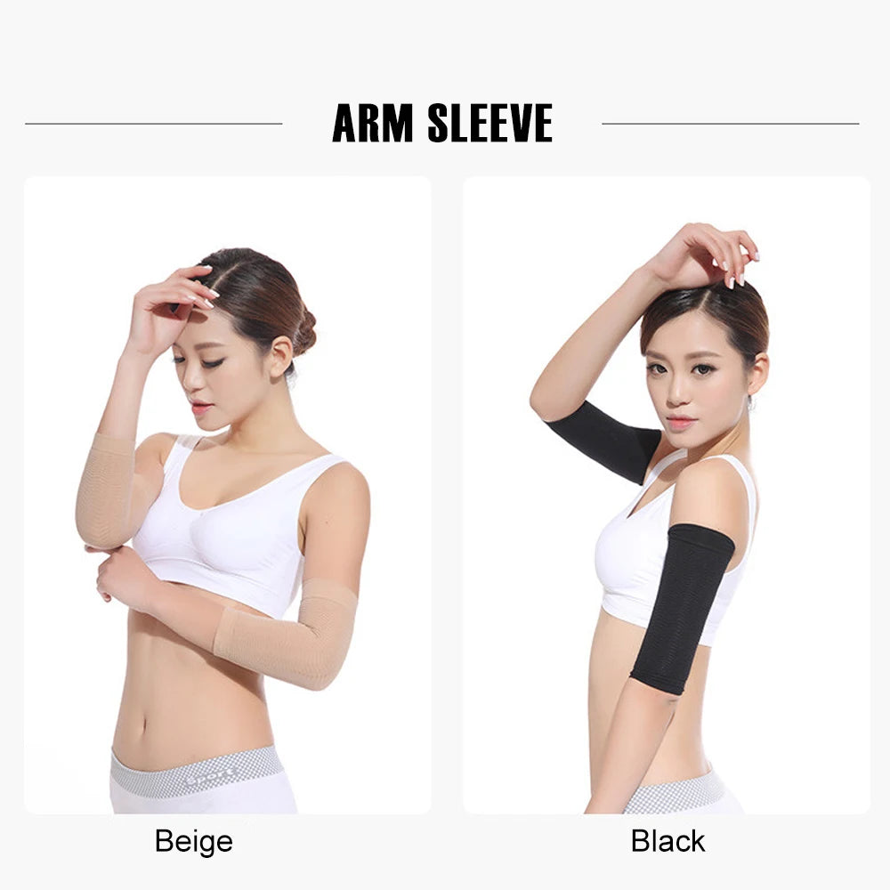 1Pair Arm sSlimming Shaper Compression Wrap Sleeve Helps Lose Arms Fat,Tone up Arm Shaping Sleeves for Women,Sports  Arm Shapers