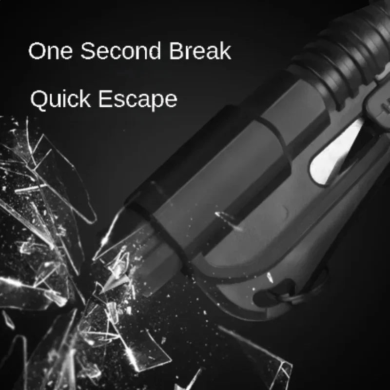 Compact 3-in-1 Car Safety Hammer, Window Breaker & Seat Belt Cutter, Emergency Rescue Tool for Vehicle Accessories