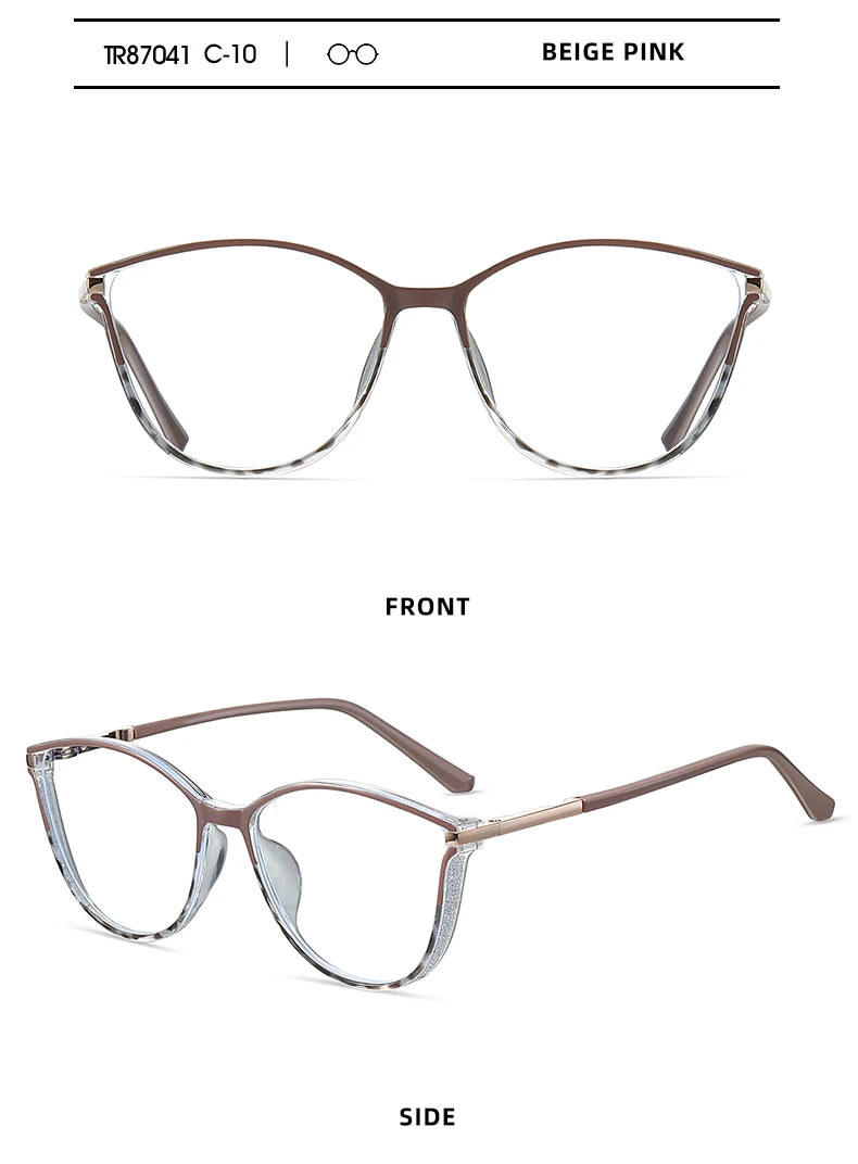 JMISUS New Arrivals Square Prescription Glasses Handmade Acetate Butterfly Photochromic Myopia Optical Eyewear for Women
