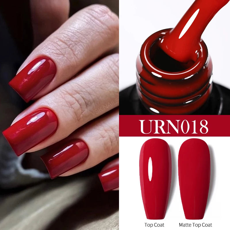 UR SUGAR 1-step Gel Polish 12ML Glitter Nail Spring Summer White Nude Pink Gel Nail Polish 3 IN 1 No Need Base Gel and Top Coat