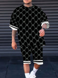 The 2025 summer new men's suit 3D series casual fashionable and trendy men's clothing