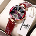 POEDAGAR Top Exquisite Elegant Watches For Women Waterproof Leather High Quality Original Woman's Watch Quartz Ladies Wristwatch