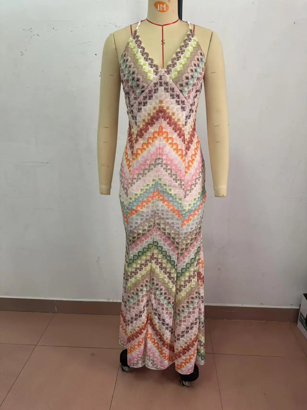 Spring Summer Female Boho Maxi Dresses Retro Sleeveless Women Holiday Long Skirt Sexy Deep V Neck Casual Party Dress Streetwear