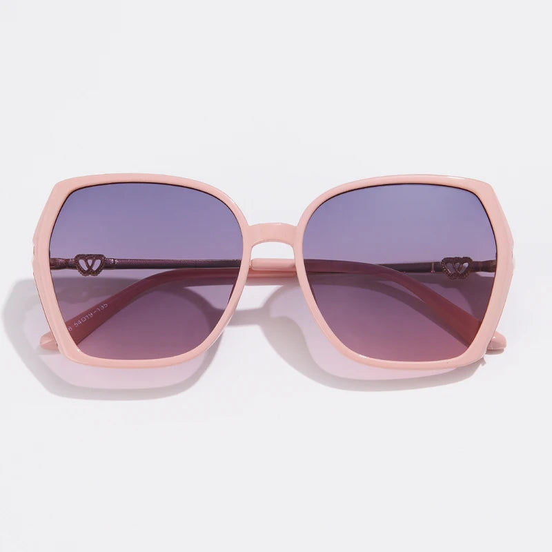 Fashion Large Frame Square Sunglasses Women Trendy Style Sun Glasses For Lady Shades Gradient Oculos UV400 Streetwear Eyewear