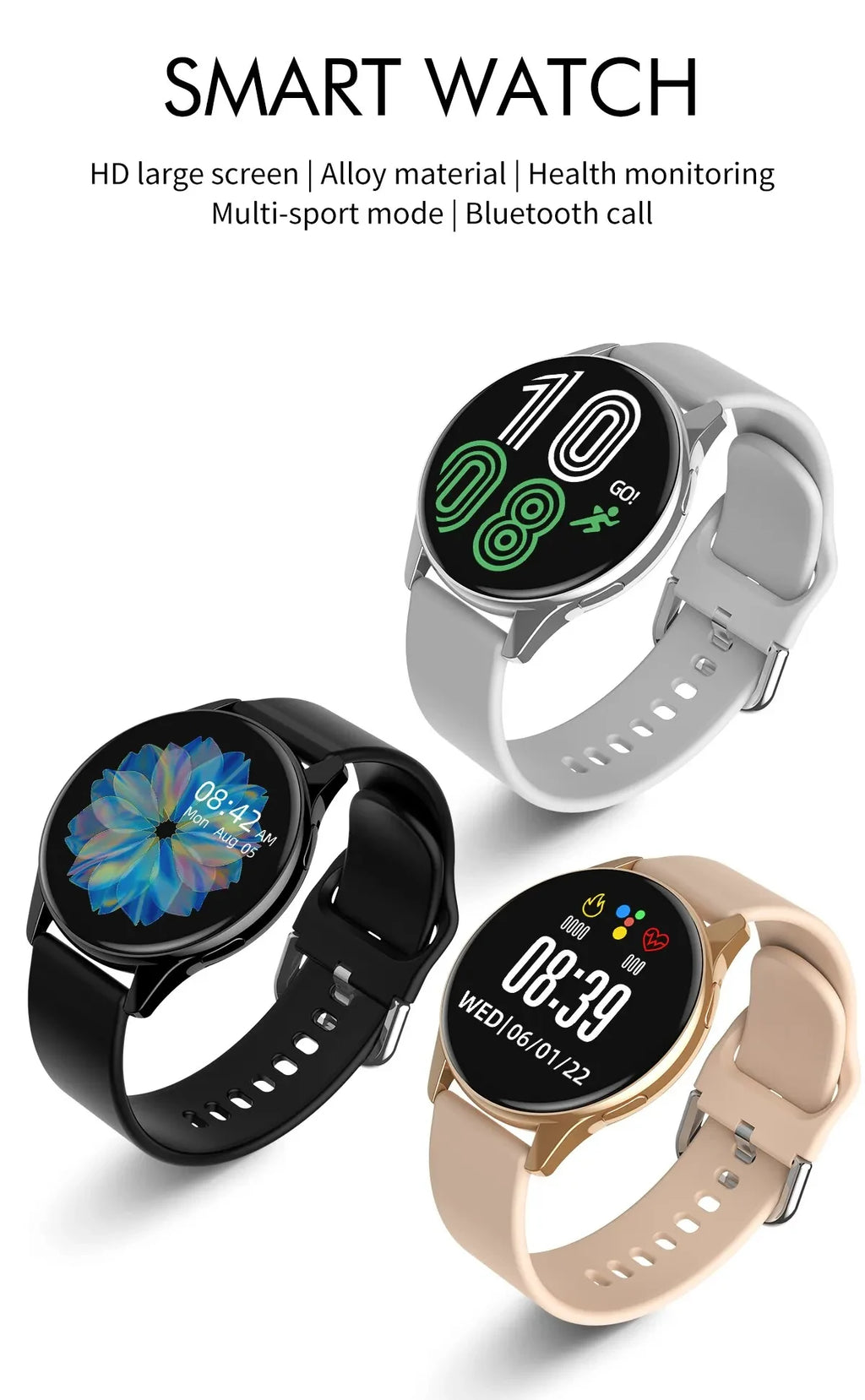 LIGE New Smart Watch Wireless Charging Smartwatch Bluetooth Calls Watches Men Women Fitness Bracelet Custom Watch Face +Box 2025