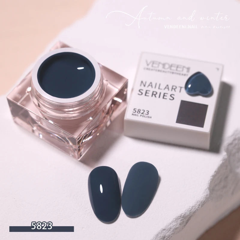 Vendeeni 58 Colors Japanese-style Pure Color Gel Nail Polish Summer Colorful UV LED Soak Off Gel Varnish Nail Art Gel Lacquer