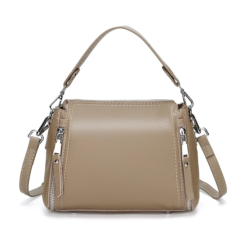 100% Genuine Leather Women Handbags Cowhide Women Shoulder bag Fashion Luxury Ladies Messenger Bags High Quality Female Tote bag