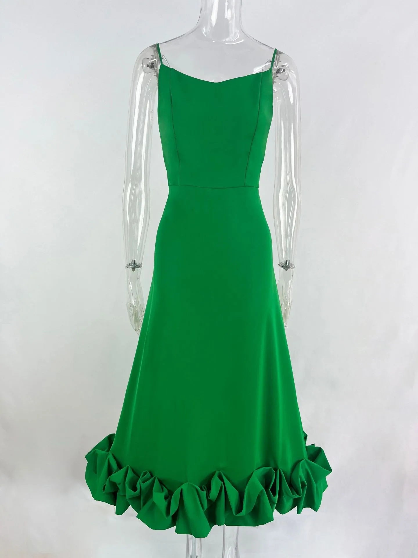 Putao Prom Dresses Fashion Square Empire Summer Party Dress Tea Length Sleeveless Chiffon Ruched Formal Evening Gowns платье жен