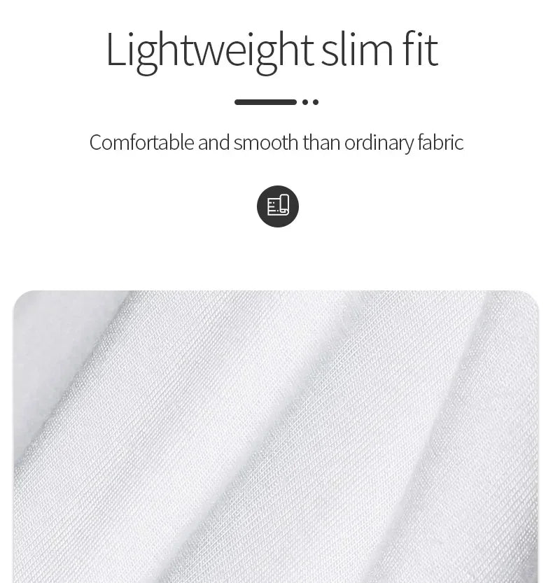 5PCS Men's summer trendy slim-fit hurdling style, modal, wearing a white undershirt underneath, men's tight-fitting