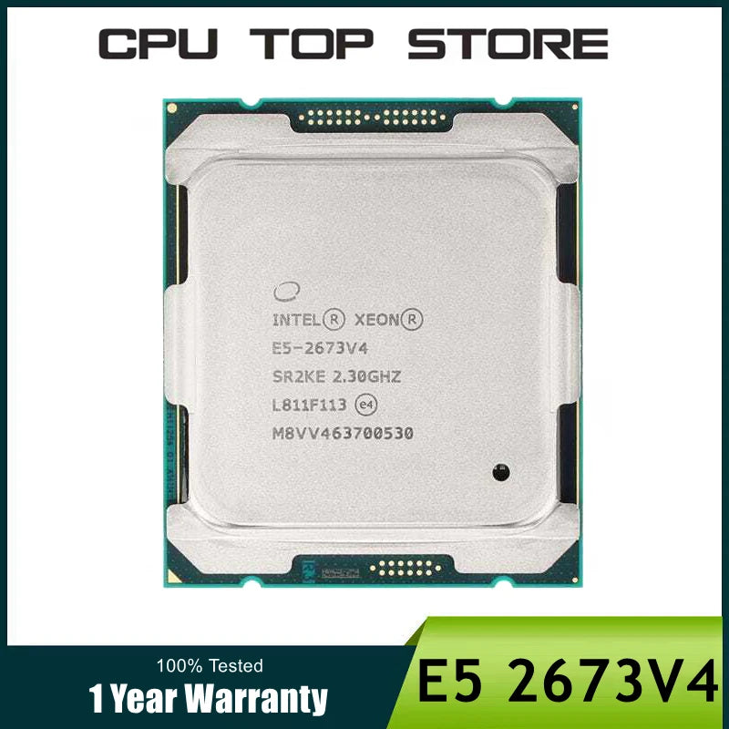 Intel Xeon E5 2673 V4 Processor SR2KE 2.3Ghz 20 Core 135W LGA 2011-3 CPU 2673V4