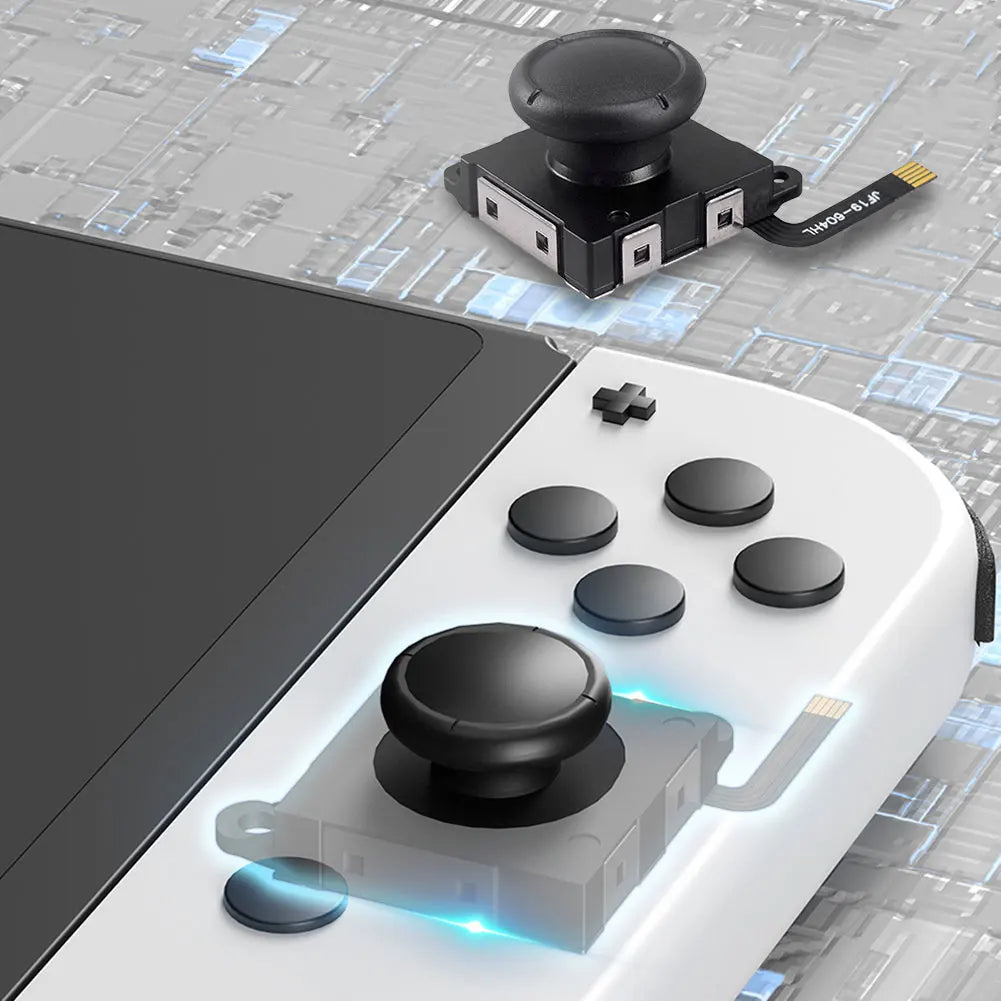 1-6PCS Hall Sensing Joystick for JoyCon Replacement No Drifting Electromagnetic Stick for Nintendo Swicth / Switch OLED/Lite